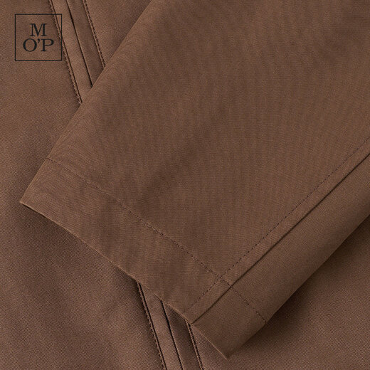 Marc O'Polo/MOP 【商场同款】2026春季新款休闲简约衬衫领夹克外套男士上衣 灰咖色729 S