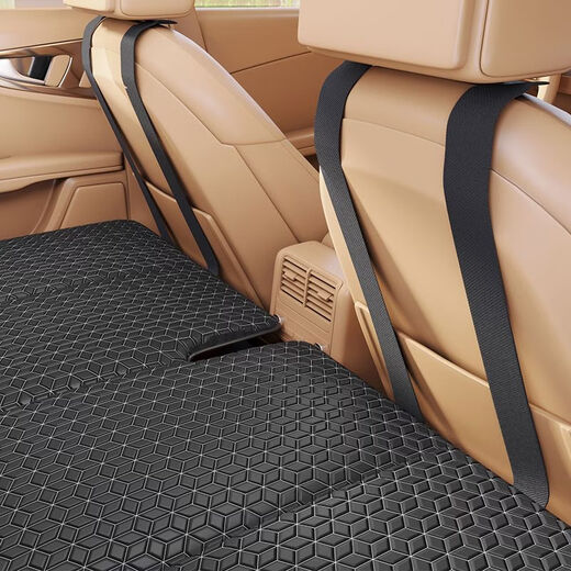 Mo Peng baby car sleeping bed, car rear SUV car mattress sleeping pad, comfortable folding bed, travel car bed, thermal insulation and thickening #Lingge black