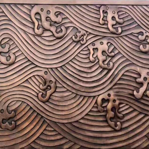 1 square meter relief thousands of miles relief mural square cultural theme background mural copper relief forged copper relief No. 1