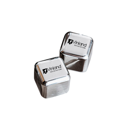 GUIG British ice food grade 316 stainless steel whiskey frozen ice tray artifact mold ice ball metal ice particles 316 square stainless steel_12 pieces + silicone head ice clip/upgraded freezing