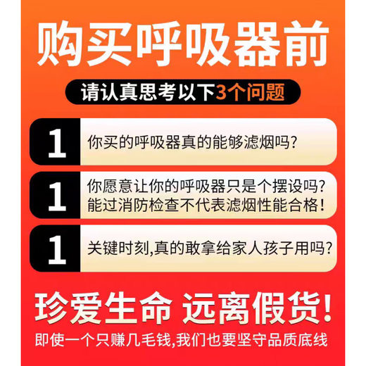 Gas mask hotel KTV self-rescue escape fire anti-virus anti-fire and anti-smoke mask 3C certification Zhujiaan children's model (recommended for children aged 3-15)