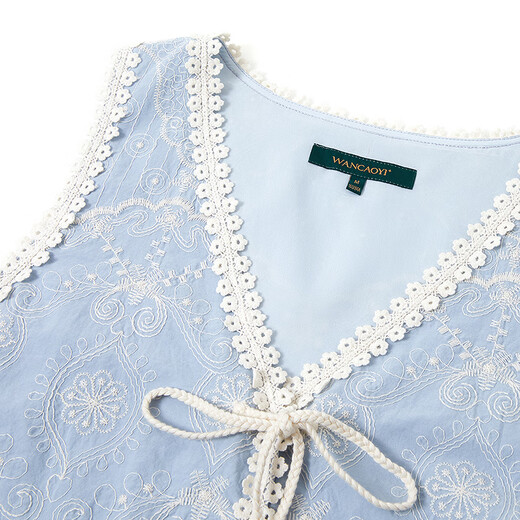 Wancaoyi (wancaoyi) 2026 spring new fashion suit H04111619 light blue S