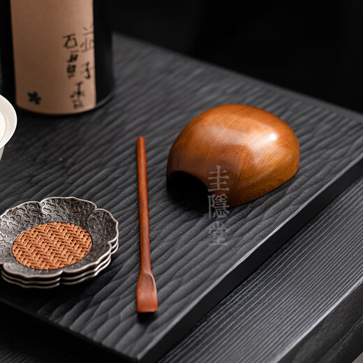 Chuan Ning (TWININGS) Guiyintang Golden Nanmu Tea Tea Tea Pulling Black Sandalwood Teaspoon Set Household Tea Appreciation and Wake-Up Tea Ceremony Parts Golden Nanmu-Yuanzhou Tea