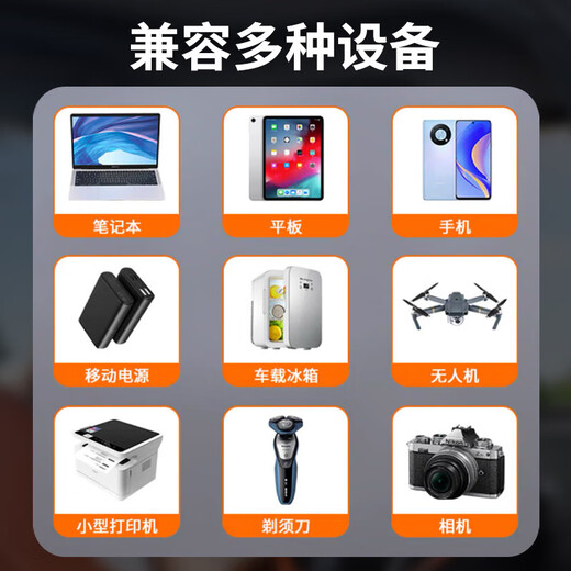 Car inverter high power 12v24v universal cigarette lighter truck transformer multi-function power converter 12v24v universal 200w inverter