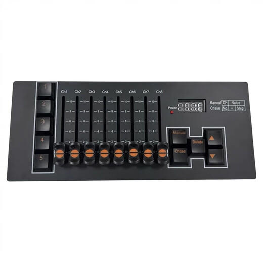 DMX512 lighting console mini simple rechargeable battery stage lighting controller stage performance dimming console
