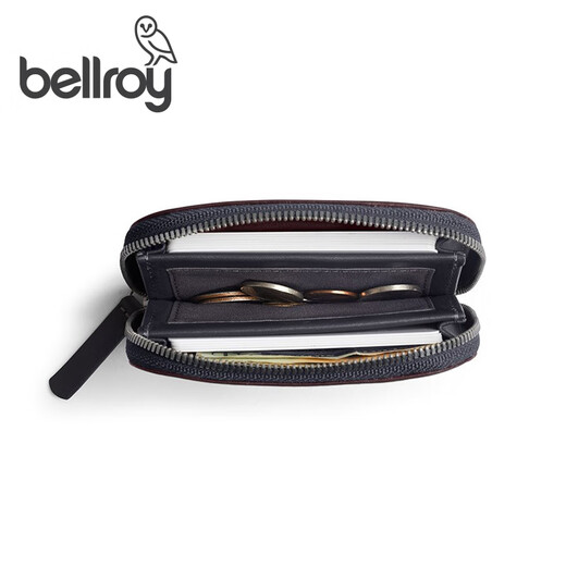 Bellroy Australia Folio Mini Spring Neue Brieftasche Reisependlerkarte Funktionaler Brieftasche Aufbewahrungstasche Clutch Merlot Brown