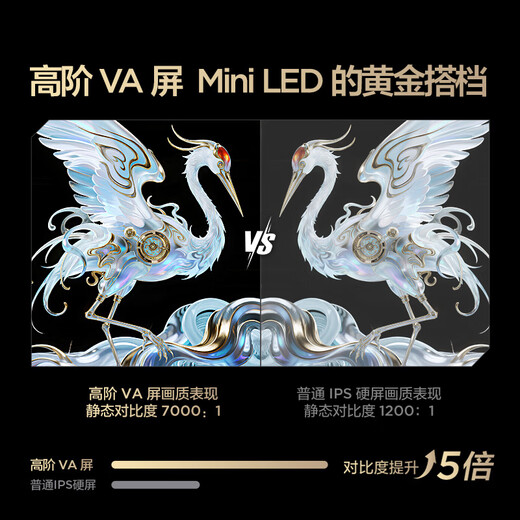 FFALCON Thunderbird TV 115 Crane 7 25 models 115-inch QD-MiniLED high-end VA backlight partition high contrast home appliances state-subsidized TV 115R695C