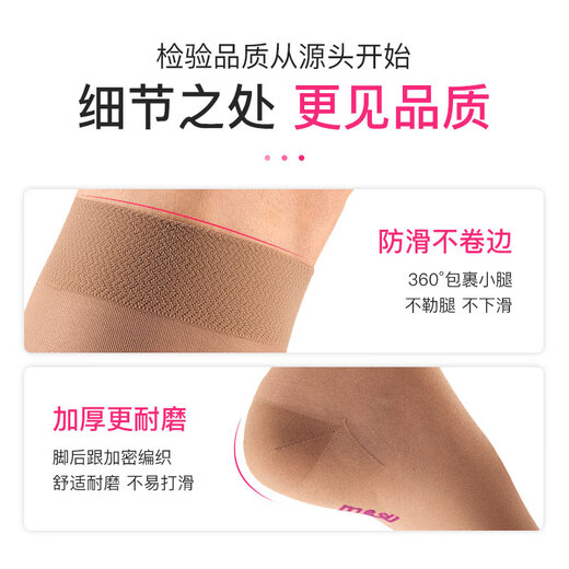 Medi Germany Medi secondary medical elastic socks comfortable breathable treatment thin women's imported flagship store skin color - medium tube 2XL