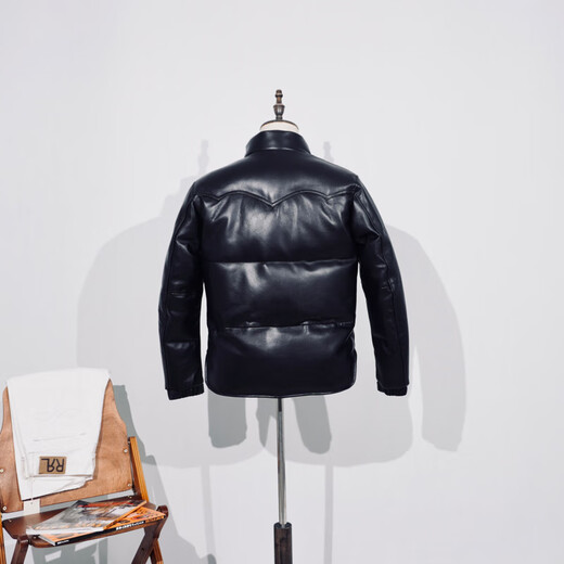 CHEVALPES international first-line brand full, fluffy, New Zealand sheepskin down jacket leather jacket for winter cold protection New Zealand sheepskin down jacket S