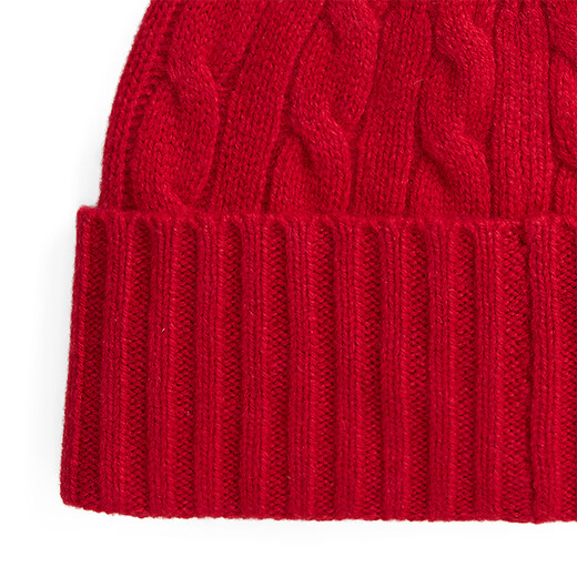 Polo Ralph Lauren Ralph Lauren Unisex 25 Autumn New Year Series Wool Beanie RL54201 600-Red ONE