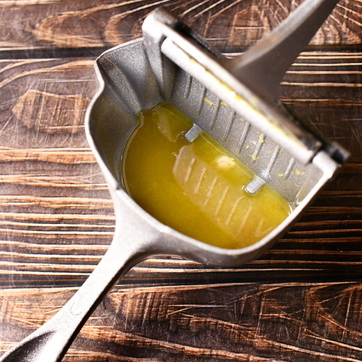 Aluminum alloy detachable manual lemon juicer orange juicer lemon clip orange juice juicer matte black-large juicer