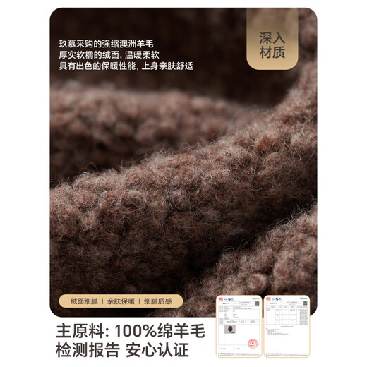 JIUMU wool hat for women in autumn and winter, versatile face-showing small ear protection, warm basin hat, knitted bucket fisherman hat for women, coffee color, one size fits all - 58cm