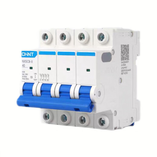 Chint surge backup protector-II series lightning protector 40KA60KA front circuit breaker 4P2P3P NXSCB-II_40_4P