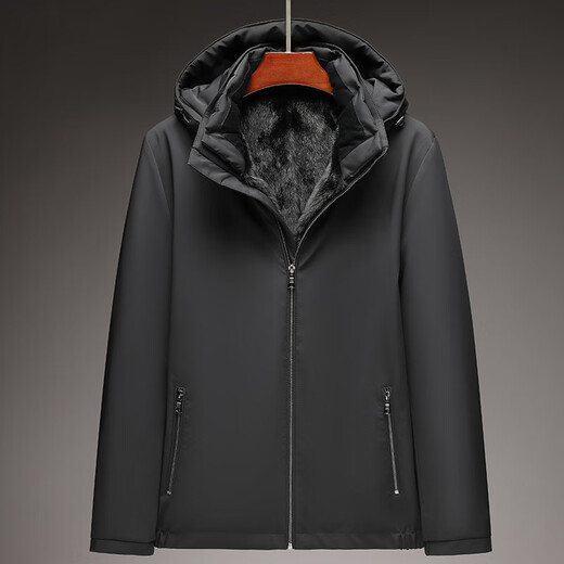 CHEVALPES international first-line brand pie overcome men's mink liner whole mink fur integrated fur hat removable thickened black whole mink liner + rabbit fur sleeves detachable hat one size fits all 48/170 recommended weight 100-125 Jin Jin equals 0.5 kg