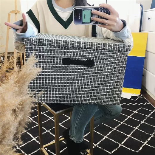 Yusenyi simple clothes sorting laundry basket woven storage box dirty household snack box basket toy large basket storage medium stamped size 39x26x25 medium stamped size 39x26x25 random color welfare reward 1 random color welfare reward