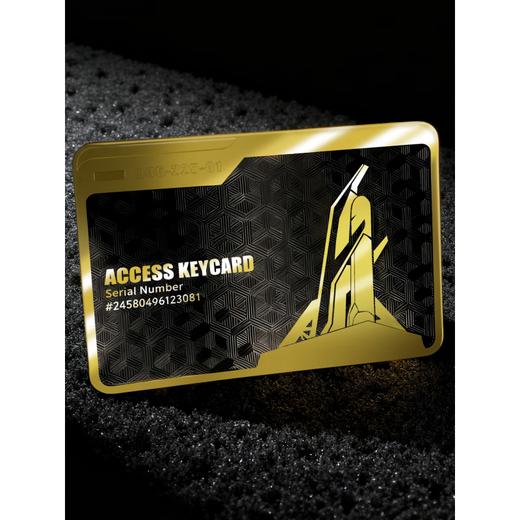 Delta Action NFC Activation Card 2025 Hot Game Surroundings The Same Metal Key Card President Room Card <Anti-interference NFC Style> Four Room Card Set