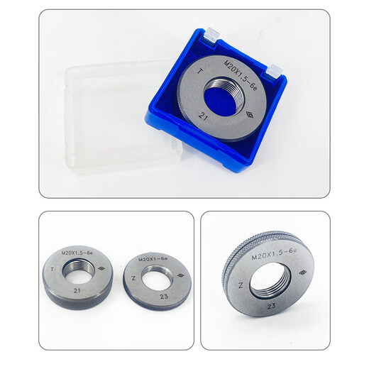 Kelandha measuring thread ring gauge metric thread through-stop tooth gauge coarse tooth fine tooth M3 M4 M5 M6 M8 M8*1 6e M20*26e-T-Z