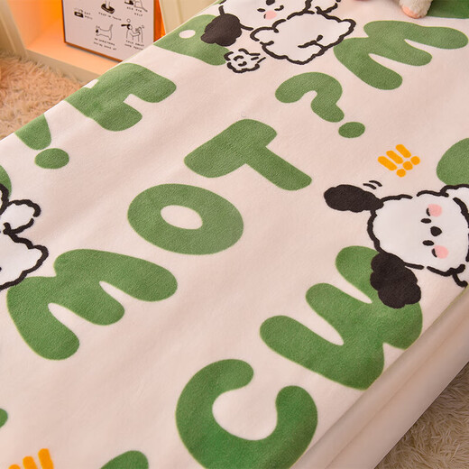 Class A Kindergarten Mattress Milk Velvet Baby Sleeping Mat Baby Mattress Children's Mattress Removable Washable Pad ABC Wangwang Double-sided Milk Velvet Removable and Washable 56*100cm-Cushion Cover + Cotton Core