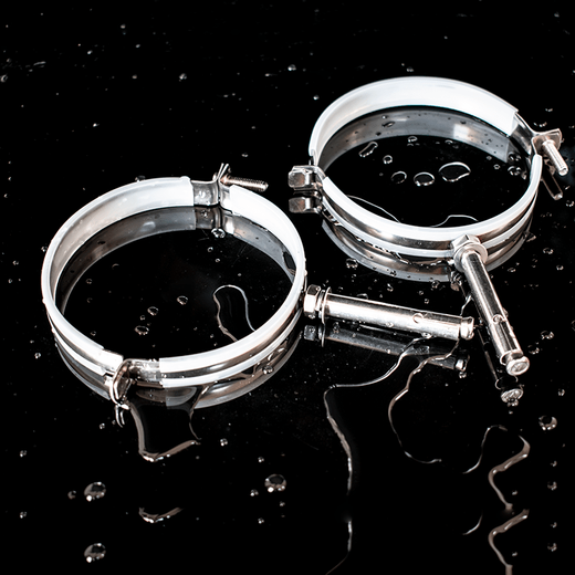 Xu ordered stainless steel pull-and-explode pipe code hoop buckle hanging code pipe clip buckle PVC rubber-coated drainage pipe clamp pipe bracket elevator stainless steel 110mm pull-and-explode 4-inch nail length 8cm 5 pieces