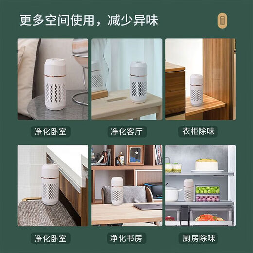 Xiaomi Baby German Quality Car Air Purifier Portable Mini Charging Home Formaldehyde Removal Smoke Dust Air Purifier White