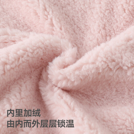 Betis baby clothes winter newborn one-piece suit warm little month old thickened baby clothes for outing pink 100cm