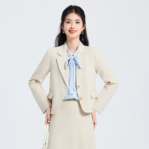 Light workplace formal suit for women, college student teacher interview wear, small suit, professional suit, suit jacket, skirt, black jacket + 2108# white shirt + skirt L
