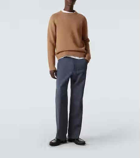 PRADA Luxury Men's Virgin Wool Sweater brown 20 | 46 IT