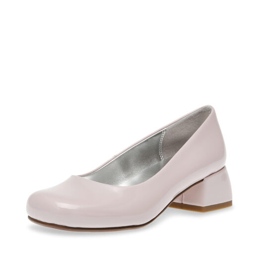 Steve Madden Girls Jenna Pumps, Blush Patent Leather, 4 Bigs Blush Patent Leather 4 Bigs