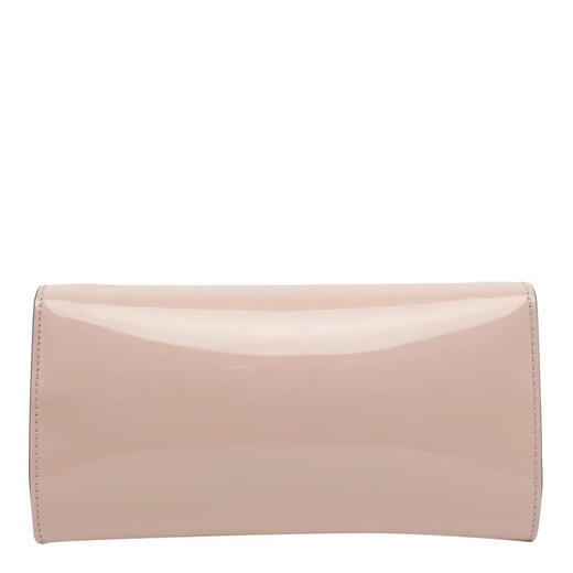 JIMMY CHOO Women's Chain Bag Magnetic Buckle Internal Zipper Bag Detachable Shoulder Strap Adjustable Shoulder Strap Calfskin Light Pink Pink TU