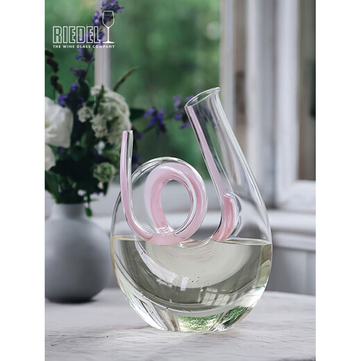 RIEDEL various handmade decanters, handmade lead-free crystal decanters, wine dividers, high-value gifts, pink spiral decanters