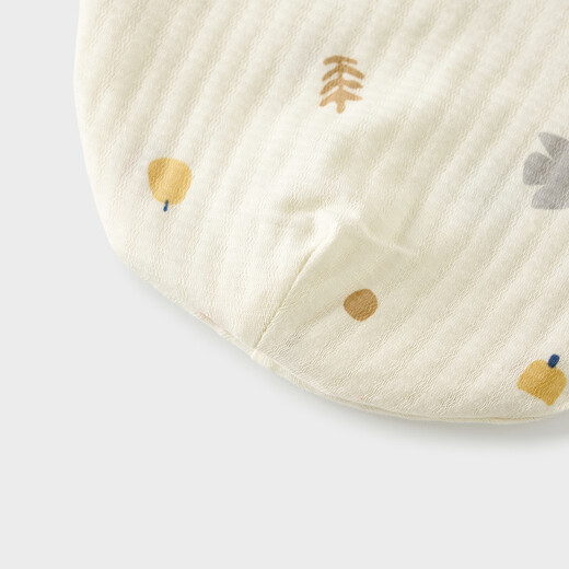 Tongtai (TONGTAI) Newborn Hat Summer Pure Cotton Newborn Baby Mesh Fetal Hat Baby Going Out Cute Jacquard Windproof Hat Off-White 0-6 Months, 38-44cm