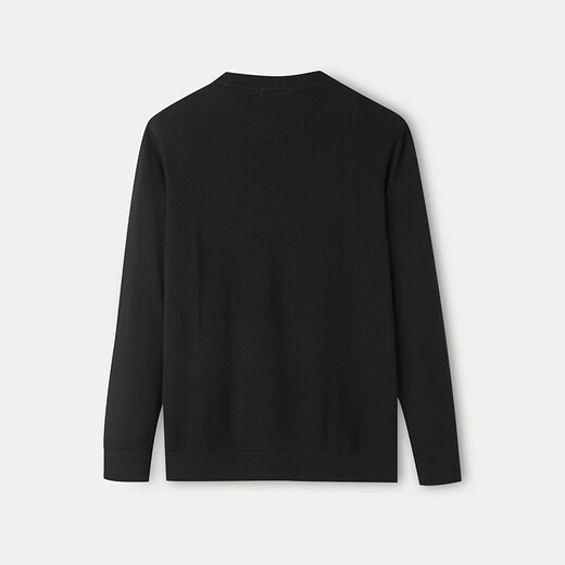 Heilan long-sleeved sweater men's light business classic series round neck sweater winter men's black 67 XL 180/96A recommended 151~164Jin Jin equals 0.5 kg