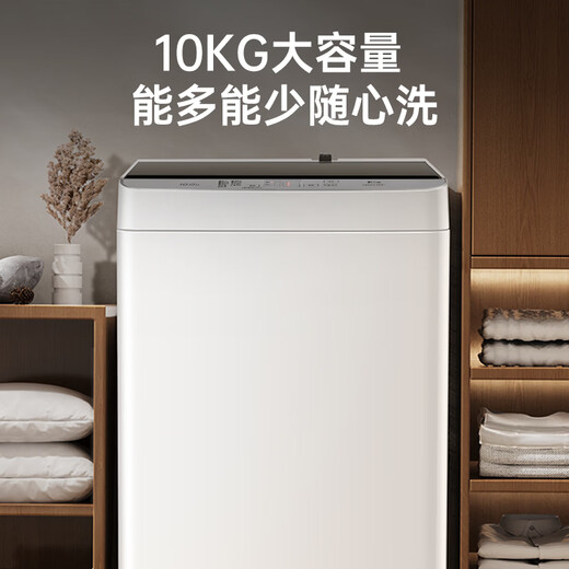 Panasonic antibacterial and mite removal pulsator washing machine 10KG large capacity first class energy efficiency fully automatic home XQB100-8QF1