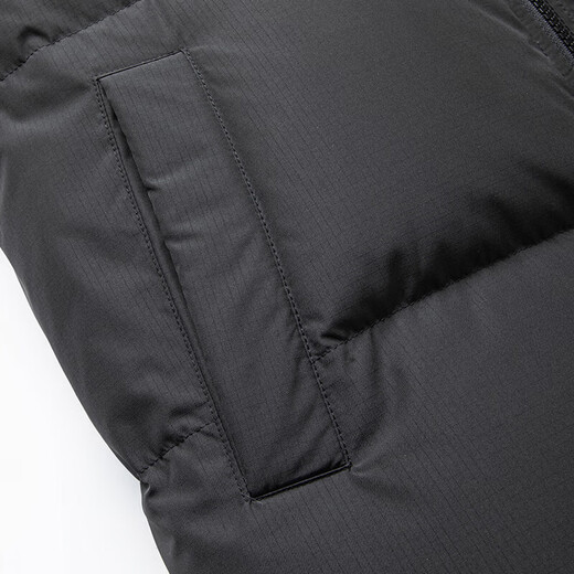 ROMON cold-proof and warm hooded bread jacket for young and middle-aged men in winter new fashion casual versatile down jacket for men 7Y146985 Khaki stand-up collar 3XL (190) Recommended 165-180 Jin Jin equals 0.5 kg