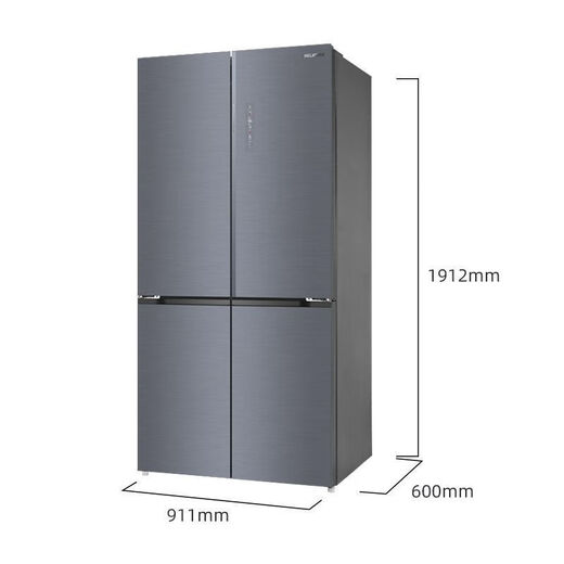Meiling Su Xiansheng 562 liters 562WSP9BDZ cross-door water molecule freshness active sterilization zero-flat embedded refrigerator display BCD-562WSP9BDZ condensed gray