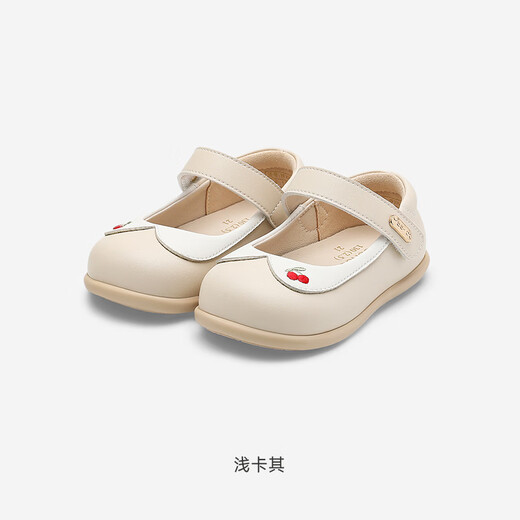 YEEHOO shopping mall same style baby shoes, baby shoes, baby shoes, spring and summer shallow casual shoes, toddler shoes, light khaki 22, inner length 14.1/foot length 12.5-13.5