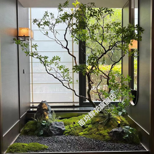 BEYZK simulated green plant Mazuimu fake tree decoration hall window fake plant landscaping large ornaments landscape decoration artificial tree 3.5 meters high (single tree) Mazuimu original ecological tree