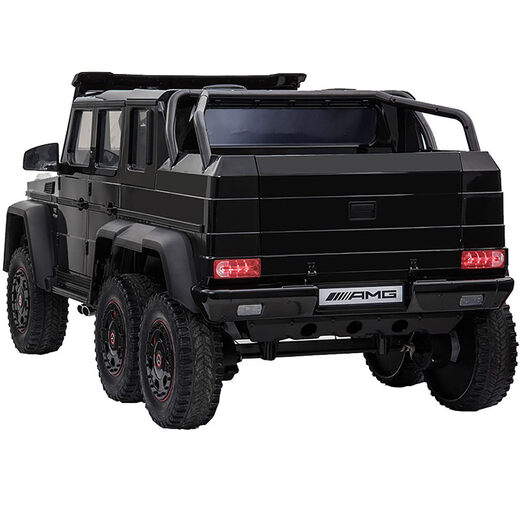 RIK SMITS Mercedes-Benz Big G children's electric car four-wheel remote control off-road car baby toy car can sit in adults and children's car supreme white six-wheel drive + remote control/swing/early education Bluetooth/adult seat + LCD screen 12V14A battery