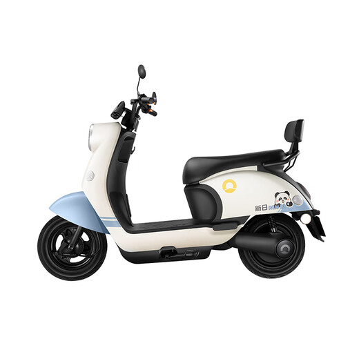 Sunra electric motorcycle Liman motorcycle 60v 5 lead-acid batteries 76km range large pedal electric car unisex battery car household electric motorcycle blue