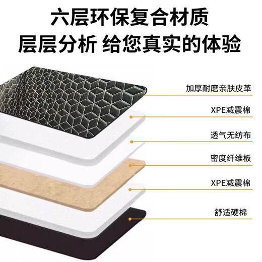 Mo Peng baby car sleeping bed, car rear SUV car mattress sleeping pad, comfortable folding bed, travel car bed, thermal insulation and thickening #Lingge black