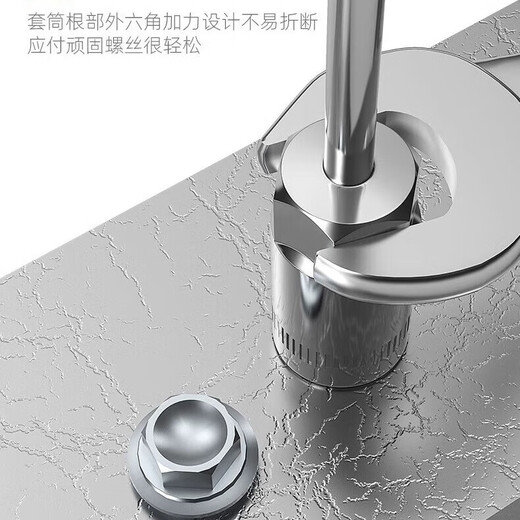 Three-prong socket wrench, Y-shaped socket wrench, triangle tool, extended outer hexagonal multi-head Y-shaped auto repair wrench, short three-pronged 10-12-14