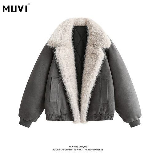 Muwei suede mountain carving cotton jacket for men 2025 autumn and winter new high quality thickened warm padded jacket American jacket black top quality XL recommended 130-150Jin Jin equals 0.5 kg