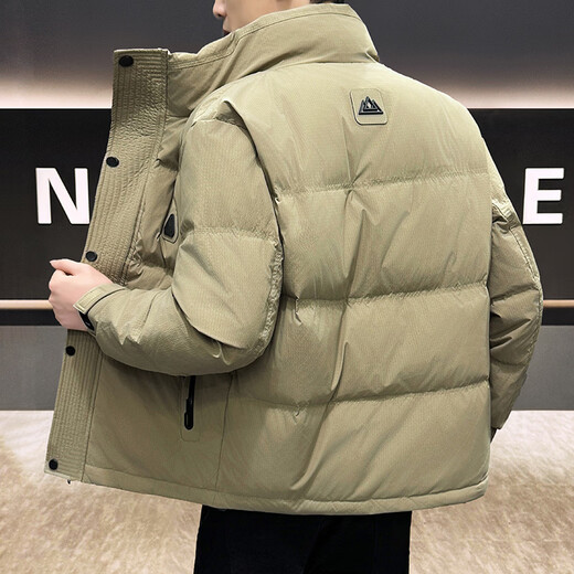 Snow Flying (SNOWFLYING) Lightweight Down Jacket Men's Winter 2025 New High-Quality Warm Inner Graphene Winter Jacket Men's Black