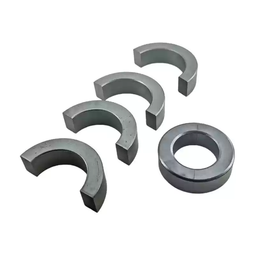 Manganese zinc nickel zinc semicircular open magnetic ring half ring filter anti-interference ferrite high frequency core high power inductor 76*52*20