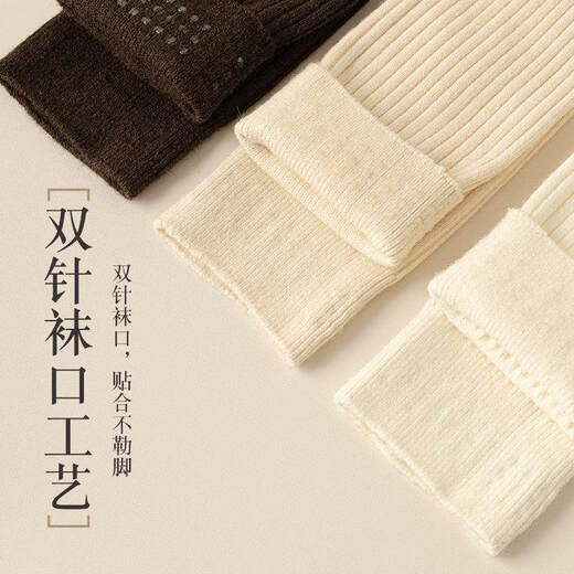 Perfect over-the-knee socks for women, plus velvet and thickened, warm stockings, winter lengthened non-slip thigh socks, slim wool knee socks, black_package 1 pair M average size 35-40_sock length about 58c