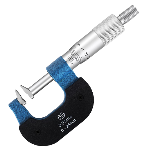 Keliang Qingdao duckbill micrometer high-precision 0.01 mechanical long-bill type outer diameter micrometer outer diameter measurement gear step duckbill micrometer 175-200mm