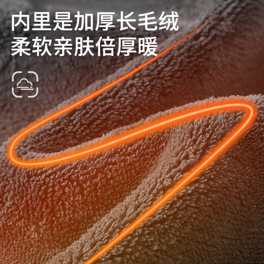 Ousen Motorcycle Gloves Winter Warm and Velvet Outdoor Cycling Gloves Windproof and Cold-proof Touch Screen Mountaineering Tactical Gloves