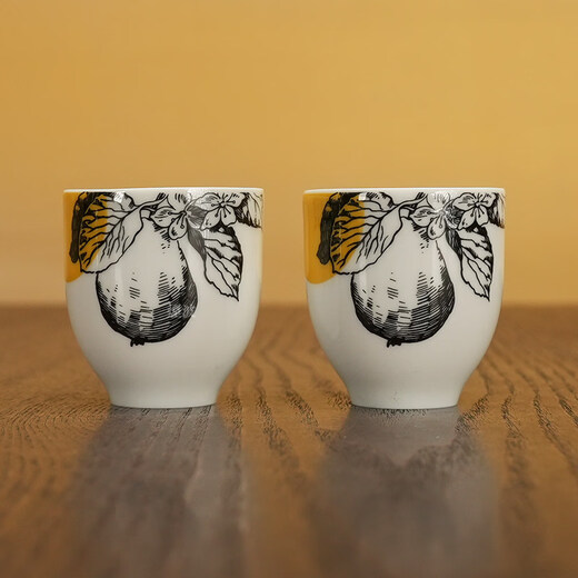 Yanbo Zhishuangge Germany MEISSEN Meissen porcelain pear brandy spirits gift box set white wine spirits gift box set