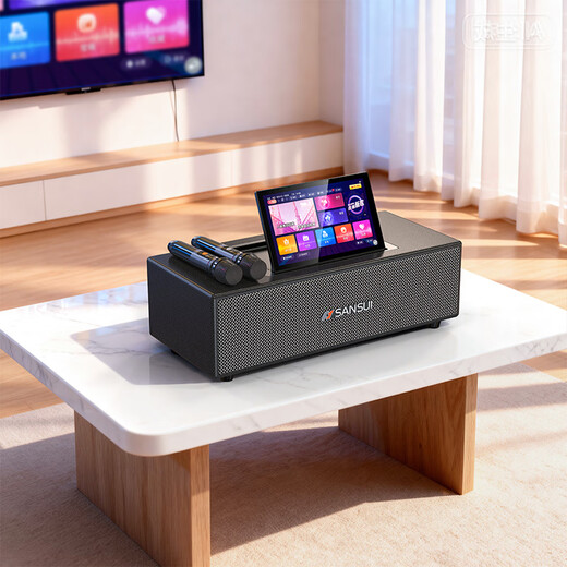 SANSUI T15 complete set of home ktv singing equipment, TV karaoke audio, ktv singing home all-in-one machine, karaoke karaoke machine, family party karaoke speaker