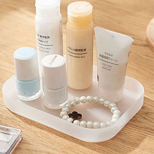 HOUYA light luxury stationery storage box desktop jewelry storage box cosmetics storage bucket Nordic style storage tray storage rack desktop storage tray storage box 1 piece